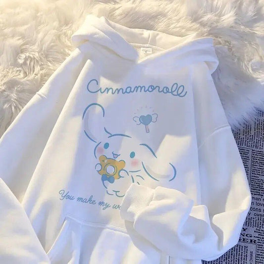 Hoddie Blanca Cinnamoroll 💙